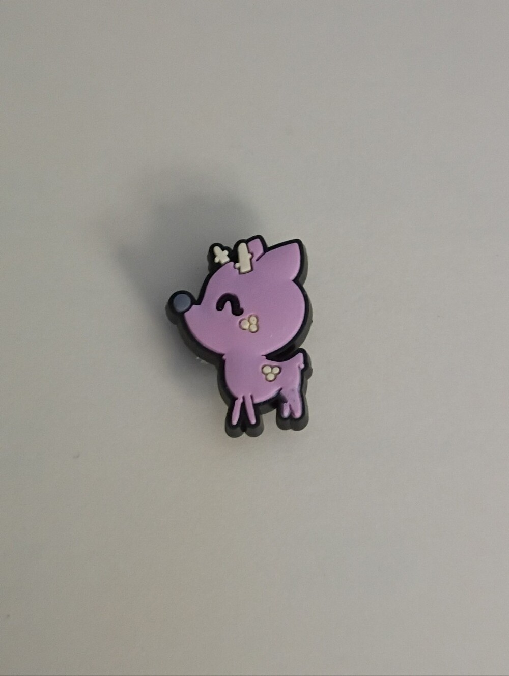 10 for $10 Jibbitz Croc Charm - Purple Baby Deer with White Horns - Animal